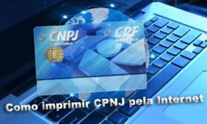 Como imprimir CNPJ pela internet